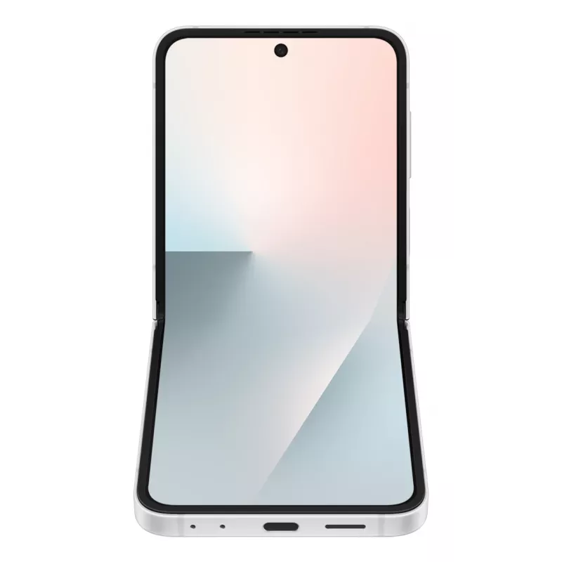 Samsung Galaxy Z Flip7 FE, 17 cm (6,7 colio), 2640 x 1080 pikselių, 8 GB, 128 GB, 50 MP, Baltas