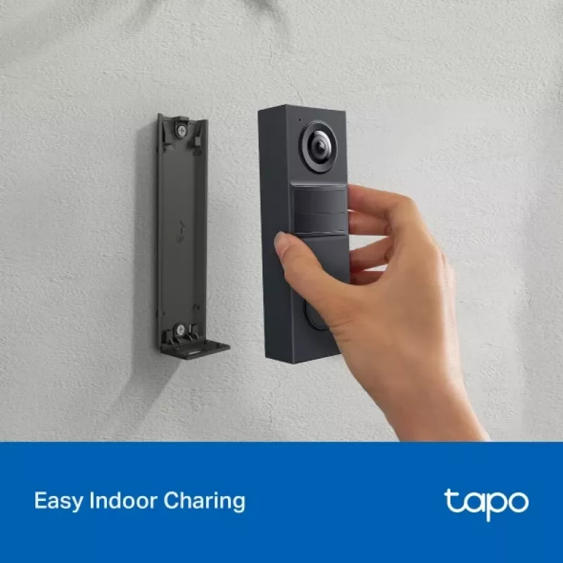 TP-Link Tapo D205 vaizdo domofono sistema 3 MP juoda