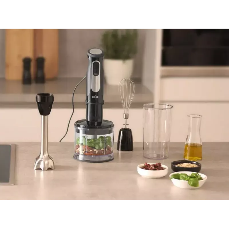 Braun MultiQuick 5 Pro MQ 55236 M panardomasis blenderis 1000 W juodas