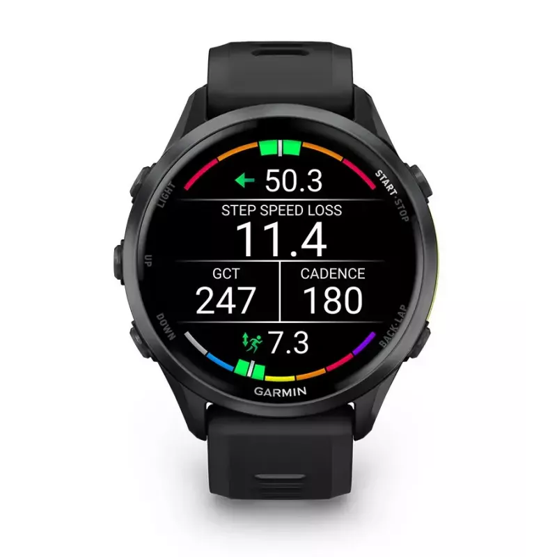 Širdies ritmo monitorius GARMIN HRM 600 krūtinės diržas Bluetooth ANT+ reguliuojamas 56–72 cm, juodas