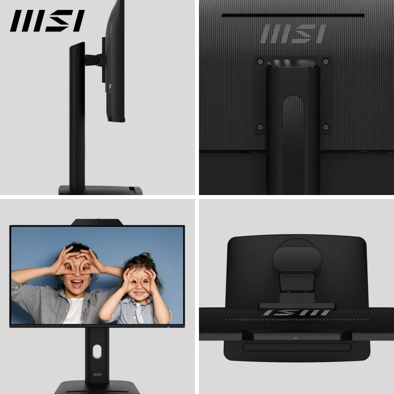Monitorius MSI Pro MP242PMGDE 23,8 colio (60,5 cm) Full HD IPS 1920×1080, 4 ms, 300 cd/m², USB šakotuvas, VESA, garsiakalbiai, juodas