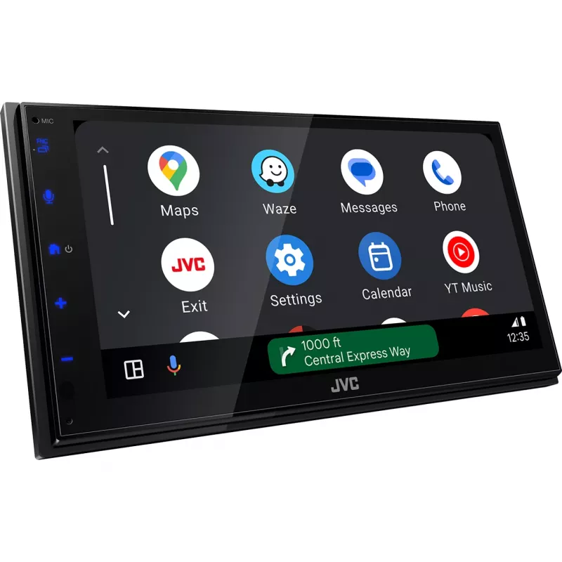 Automobilinis medijos imtuvas JVC KW-M695DBW, 6,8 colių LCD, Wi-Fi, Bluetooth, 200 W