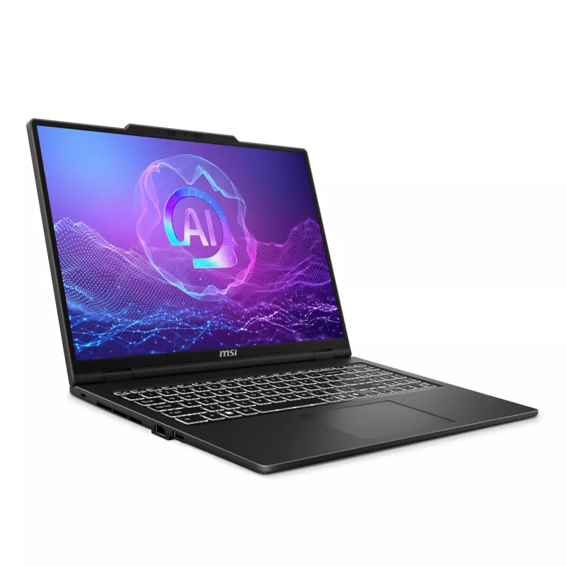 MSI Venture A16 AI+ A3HMG-036DE nešiojamas kompiuteris, AMD Ryzen AI 5 340, 16 colių, 16GB DDR5, 512GB SSD, Windows 11 Home