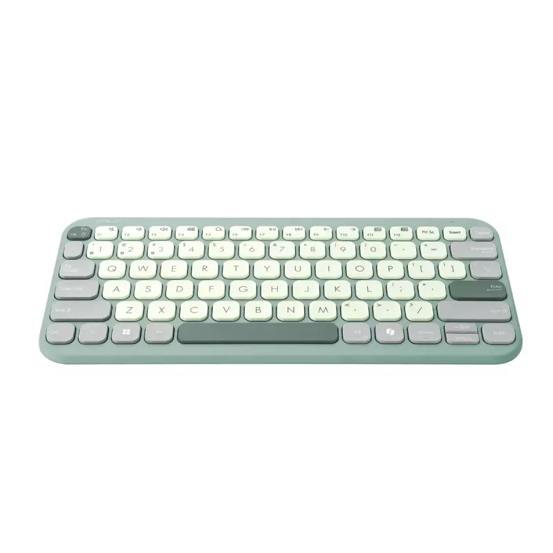 ASUS KW100 /GN/GE/81 belaidė klaviatūra Bluetooth QWERTZ Žalia, Šviesiai žalia