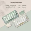 ASUS KW100 /GN/GE/81 belaidė klaviatūra Bluetooth QWERTZ Žalia, Šviesiai žalia