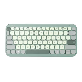 ASUS KW100 /GN/GE/81 belaidė klaviatūra Bluetooth QWERTZ Žalia, Šviesiai žalia