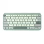 ASUS KW100 /GN/GE/81 belaidė klaviatūra Bluetooth QWERTZ Žalia, Šviesiai žalia