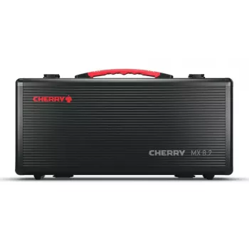 Mechaninė žaidimų klaviatūra CHERRY XTRFY Cherry MX 8.2 TKL Wireless – be skaičių bloko, QWERTZ, USB + RF + Bluetooth, RGB, juoda