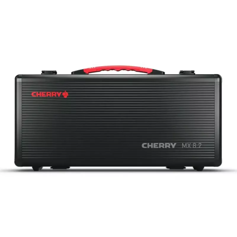 Mechaninė žaidimų klaviatūra CHERRY XTRFY Cherry MX 8.2 TKL Wireless – be skaičių bloko, QWERTZ, USB + RF + Bluetooth, RGB, juoda