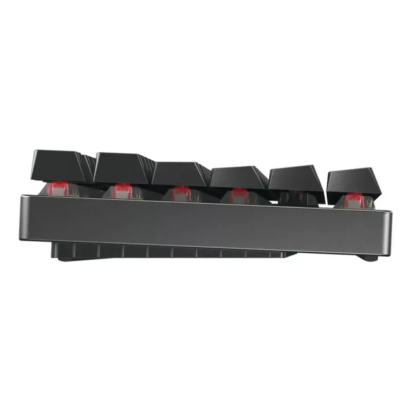 Mechaninė žaidimų klaviatūra CHERRY XTRFY Cherry MX 8.2 TKL Wireless – be skaičių bloko, QWERTZ, USB + RF + Bluetooth, RGB, juoda