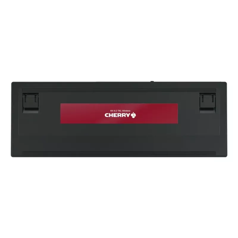 Mechaninė žaidimų klaviatūra CHERRY XTRFY Cherry MX 8.2 TKL Wireless – be skaičių bloko, QWERTZ, USB + RF + Bluetooth, RGB, juoda