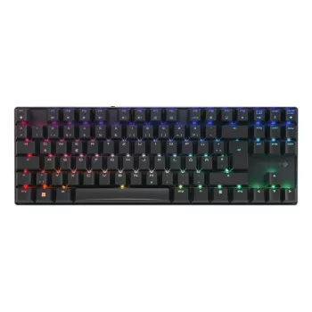 Mechaninė žaidimų klaviatūra CHERRY XTRFY Cherry MX 8.2 TKL Wireless – be skaičių bloko, QWERTZ, USB + RF + Bluetooth, RGB, juoda