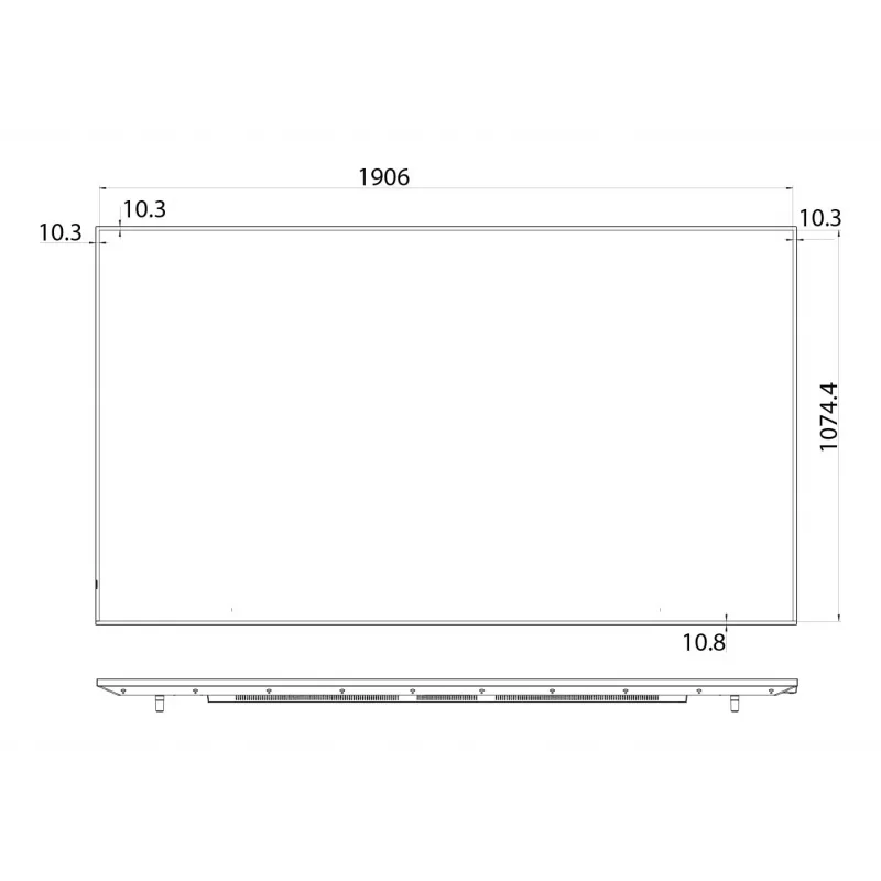 Hisense 86 colių E5QTUK QLED 4K išmanusis televizorius su Freely, skaitmeninė informacinė lenta, 2.18 m (86 inch), 3840 x 2160 pikselių, Wi-Fi, 24/7