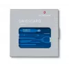 „SwissCard Classic“ Victorinox – mėlyna kortelė su 10 įrankių