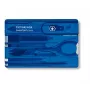 „SwissCard Classic“ Victorinox – mėlyna kortelė su 10 įrankių
