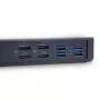 TERRA 1480374 USB-C universalus dokų stotelė / prievadų replikatorius, laidinis, USB 3.2 Gen 1 Type-C, juodas