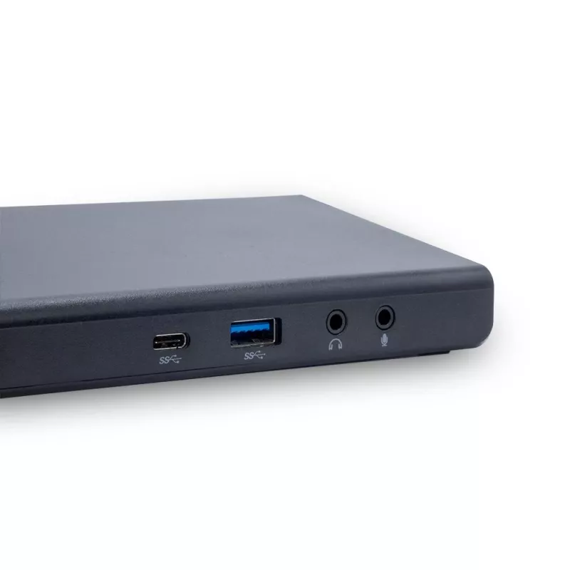 TERRA 1480374 USB-C universalus dokų stotelė / prievadų replikatorius, laidinis, USB 3.2 Gen 1 Type-C, juodas
