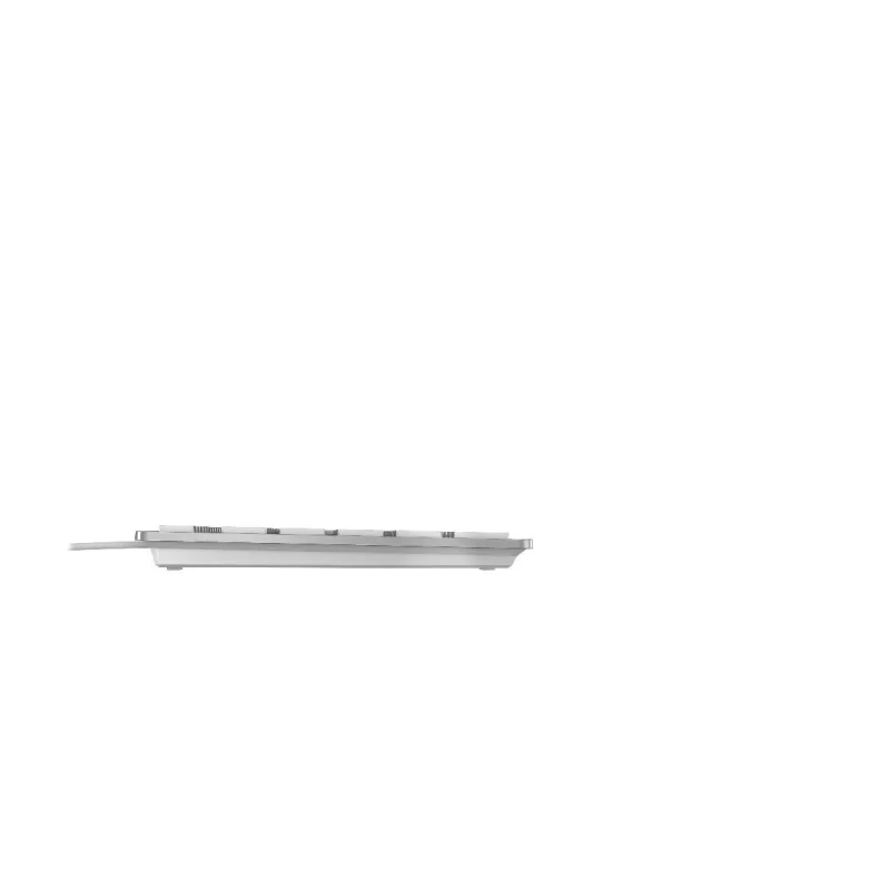 CHERRY KC 6000 Slim klaviatūra, USB, AZERTY belgų, sidabrinė-balta