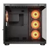 COUGAR FV150 ARGB juodas PC Midi Tower korpusas, ATX/MicroATX/Mini-ITX, 3x120mm priekyje + 1x120mm gale, 2x3.5 colio ir 2x2.5 colio vietos