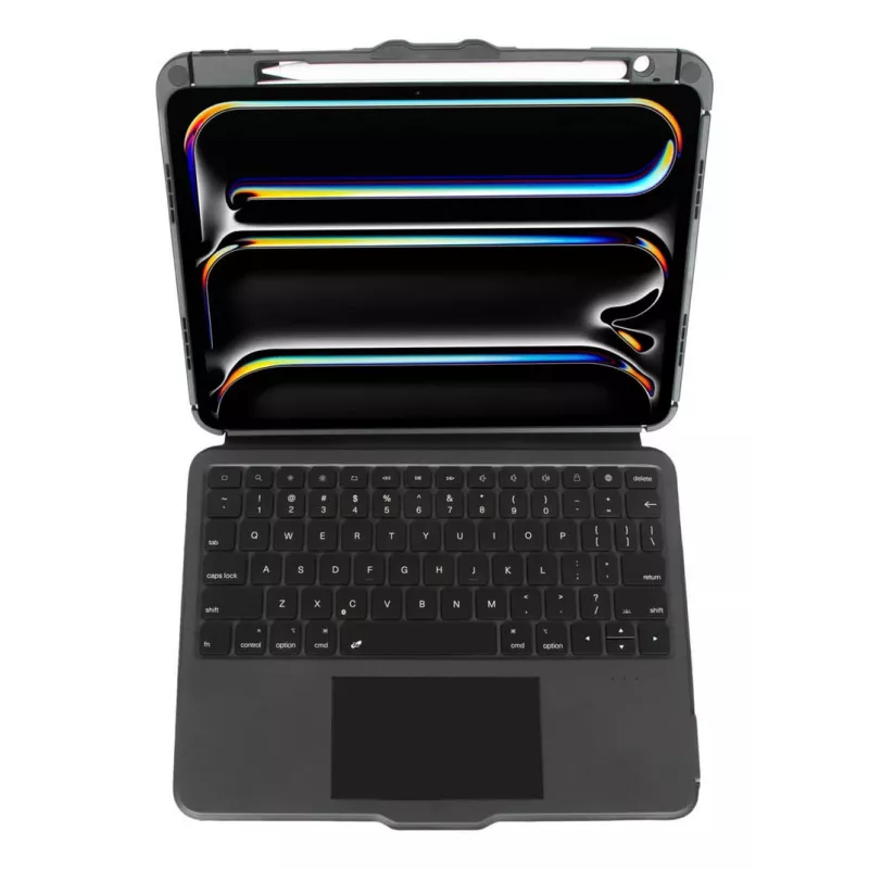 Targus VersaVu Ispaniškas Bluetooth Juodas Klaviatūros Dėklas su Trackpad iPad 13 colių