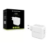 Conceptronic ALTHEA 2 prievadų 100W GaN USB-C PD įkroviklis, vidaus, AC, 5 V, 5 A, Baltas