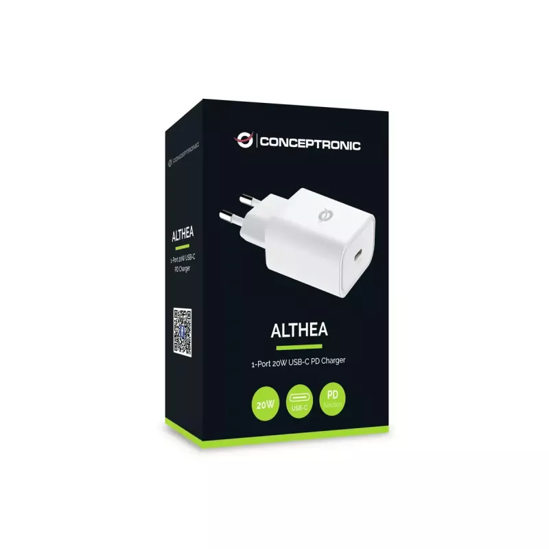 Conceptronic ALTHEA07W 1 prievadas 20W USB-C PD įkroviklis