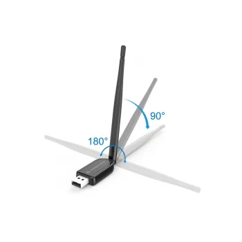 Conceptronic ABBY07B ilgo nuotolio Bluetooth 5.1 USB adapteris su išorine antena