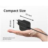 Conceptronic OZUL04BE 67W GaN USB PD įkroviklis su integruotu USB-C laidu