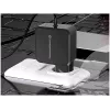 Conceptronic OZUL04BE 67W GaN USB PD įkroviklis su integruotu USB-C laidu