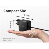 Conceptronic OZUL05BE universalus mobiliojo įrenginio įkroviklis, juodas, AC, vidaus