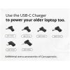 Conceptronic OZUL05BE universalus mobiliojo įrenginio įkroviklis, juodas, AC, vidaus