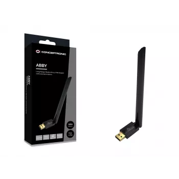 Conceptronic ABBY17B ilgo nuotolio Bluetooth 5.3 USB adapteris su išorine antena