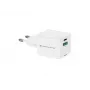 Conceptronic 2 prievadų 20 W GaN USB PD įkroviklis, USB-C x 1, USB-A x 1, QC 3.0, PPS
