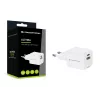Conceptronic 2 prievadų 20 W GaN USB PD įkroviklis, USB-C x 1, USB-A x 1, QC 3.0, PPS
