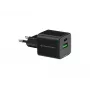 Conceptronic 2 prievadų 20W GaN USB PD įkroviklis, USB-C x 1, USB-A x 1, QC 3.0, PPS