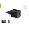 Conceptronic 2 prievadų 20W GaN USB PD įkroviklis, USB-C x 1, USB-A x 1, QC 3.0, PPS