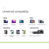 Conceptronic 2 prievadų 20W GaN USB PD įkroviklis, USB-C x 1, USB-A x 1, QC 3.0, PPS