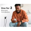 Conceptronic 2 prievadų 33W GaN USB PD įkroviklis su 3-in-1 kabeliu, USB-C x 1, USB-A x 1, QC 3.0, PPS