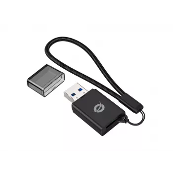 Conceptronic BIAN07B TF/MicroSD 3.0 kortelių skaitytuvas, UHS-I, USB 3.0, 5Gbps