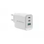 Conceptronic ALTHEA21W65 3 prievadų 65W GaN USB PD įkroviklis, USB-C x 2, USB-A x 1, QC 3.0, PPS, PD 3.0