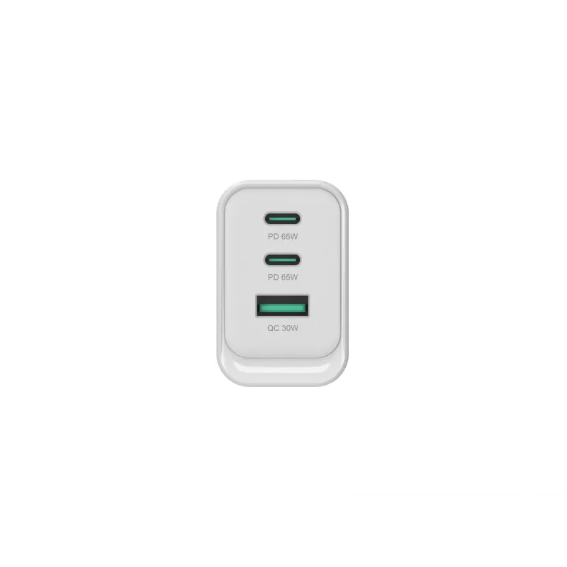 Conceptronic ALTHEA21W65 3 prievadų 65W GaN USB PD įkroviklis, USB-C x 2, USB-A x 1, QC 3.0, PPS, PD 3.0
