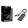 7-in-1 kortelių skaitytuvas CONCEPTRONIC BIAN10B — USB 3.2 Gen 1 Type-A/Type-C, CF/MMC/MS/SD/MicroSD/xD, juodas