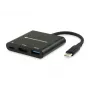 Conceptronic DONN01B nešiojamojo kompiuterio dokas / prievadų replikatorius USB 3.2 Gen 1 (3.1 Gen 1) Type-C juodas