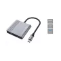 Conceptronic DONN13G nešiojamojo kompiuterio dokas / prievadų plėtinys, laidinis USB 3.2 Gen 1 (3.1 Gen 1) Type-C, pilka