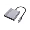 Conceptronic DONN13G nešiojamojo kompiuterio dokas / prievadų plėtinys, laidinis USB 3.2 Gen 1 (3.1 Gen 1) Type-C, pilka