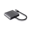 Conceptronic DONN13G nešiojamojo kompiuterio dokas / prievadų plėtinys, laidinis USB 3.2 Gen 1 (3.1 Gen 1) Type-C, pilka