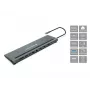 Conceptronic DONN17G 12-in-1 USB-C dokas su HDMI, DisplayPort ir USB 3.0