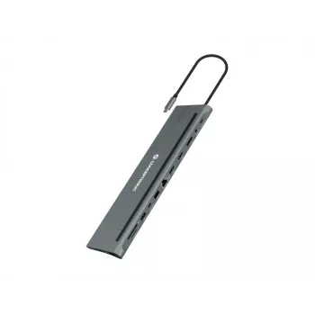 Conceptronic DONN17G 12-in-1 USB-C dokas su HDMI, DisplayPort ir USB 3.0