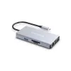 Conceptronic DONN20G 10-in-1 USB 3.2 Gen 1 dokų stotelė, HDMI, VGA, USB-A 3.0 x 3, SD, TF/MicroSD, garsas, GbE LAN, 100W USB PD