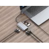 Conceptronic DONN21G nešiojamojo kompiuterio dokas / prievadų plėtiklis, laidinis USB 3.2 Gen 1 (3.1 Gen 1) Type-C, pilkas